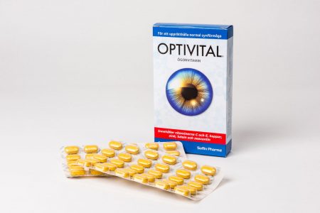 Optivital är ett svenskt kostillskott som bygger på världens största ögonstudie med bevisad effekt mot åldersförändringar i gula fläcken (makuladegeneration).