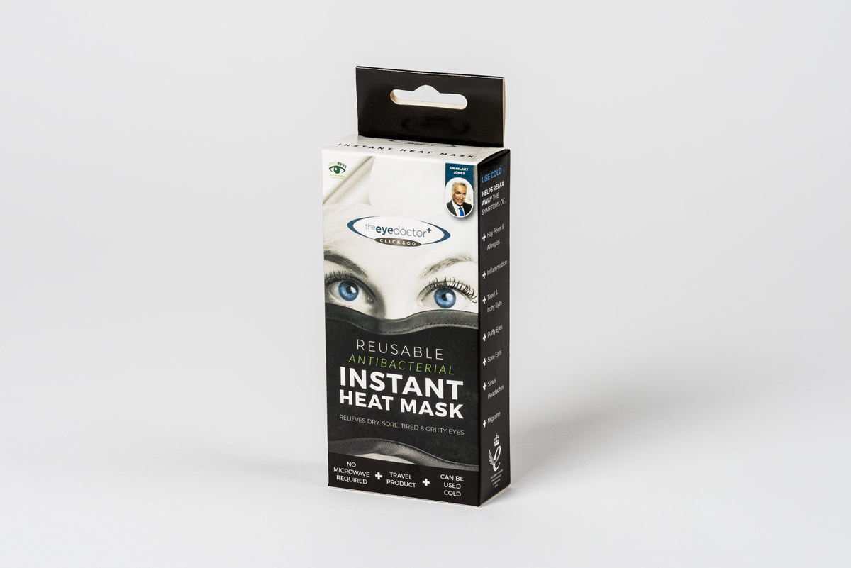 Antibakteriell ögonmask